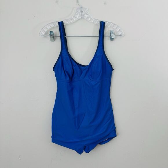 Pilpel Navy Blue One Piece Swim Suit Women’s Size 10 - Picture 1 of 5